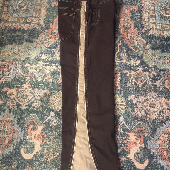 Vintage Palmetto 2 Tone Wide Leg Pants Size 9 - Picture 3 of 5